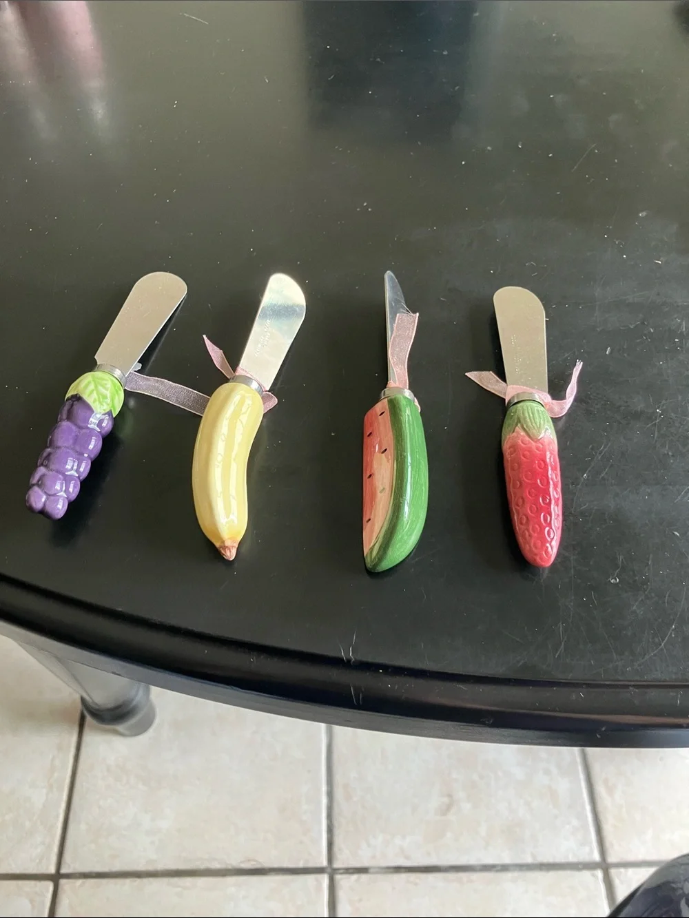 Fruit Handle Spreader Set - Grape, Banana, Watermelon, Strawberry